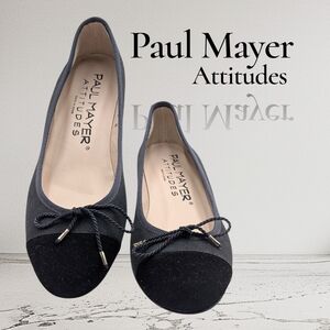 PAUL MAYER - BRAVO Black Ballet Flats_W Size 7